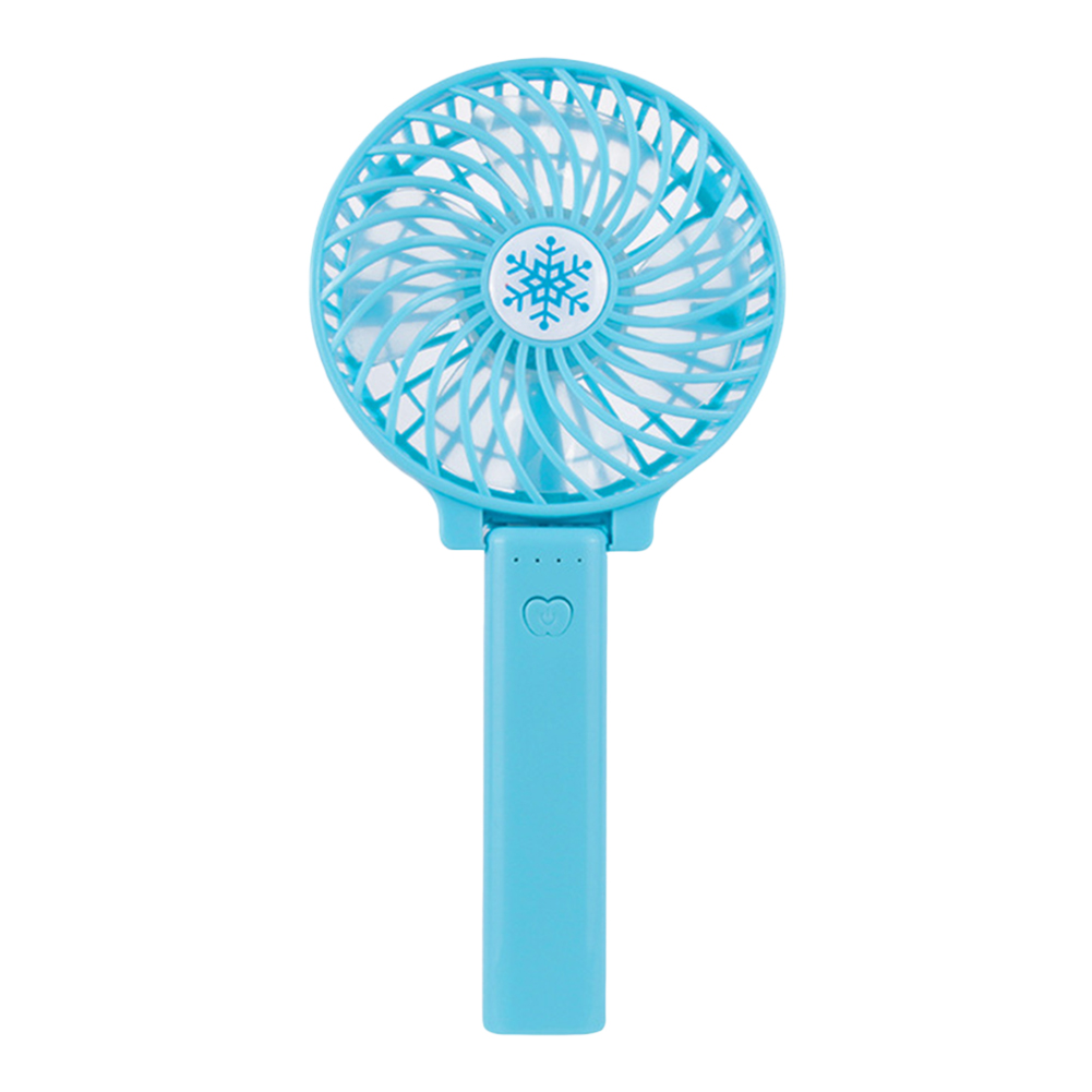 thumbnail image 4 of Ventilador Mano Plegable Ventilador Refrigeración Verano Con Carga USB para Acampar Senderismo (Azul), 4 of 7