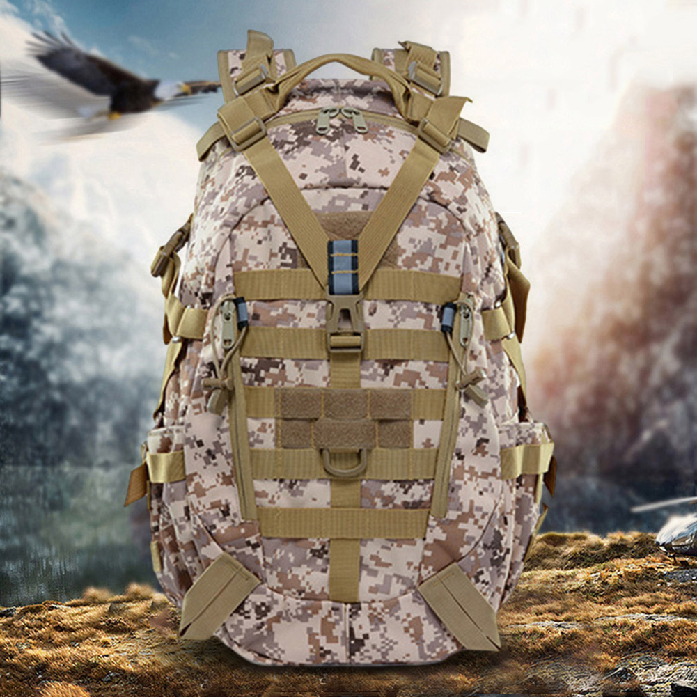 thumbnail image 4 of Mochila Camuflaje 900D Oxford Impermeable Gran Capacidad Reflectante, 4 of 10