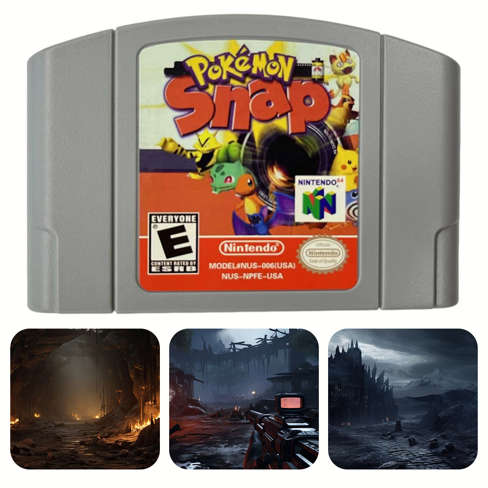 thumbnail image 5 of Cartucho Consola Regalos N64 Videojuego Bros para Niñas (pokemon Snap), 5 of 10
