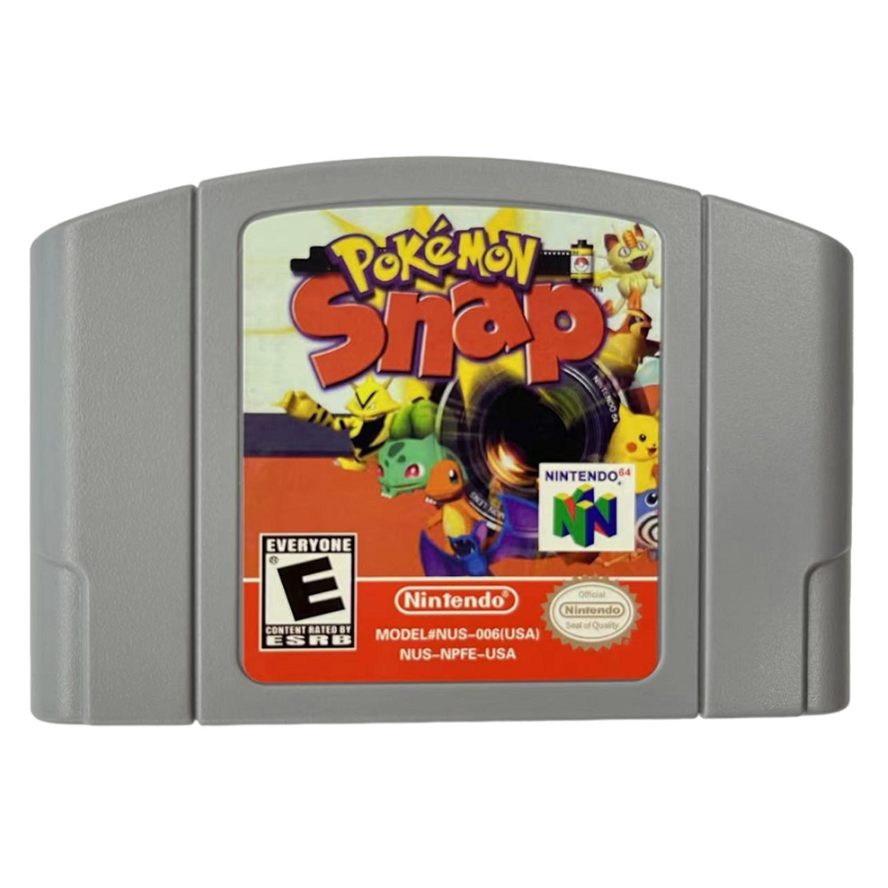 thumbnail image 2 of Cartucho Consola Regalos N64 Videojuego Bros para Niñas (pokemon Snap), 2 of 10