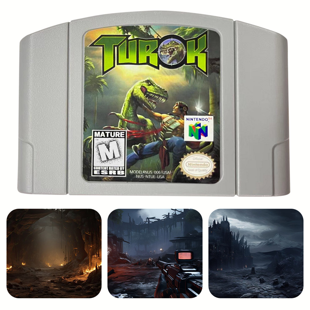 thumbnail image 5 of Cartucho Consola Regalos N64 Videojuego Bros para Niñas (turok), 5 of 10