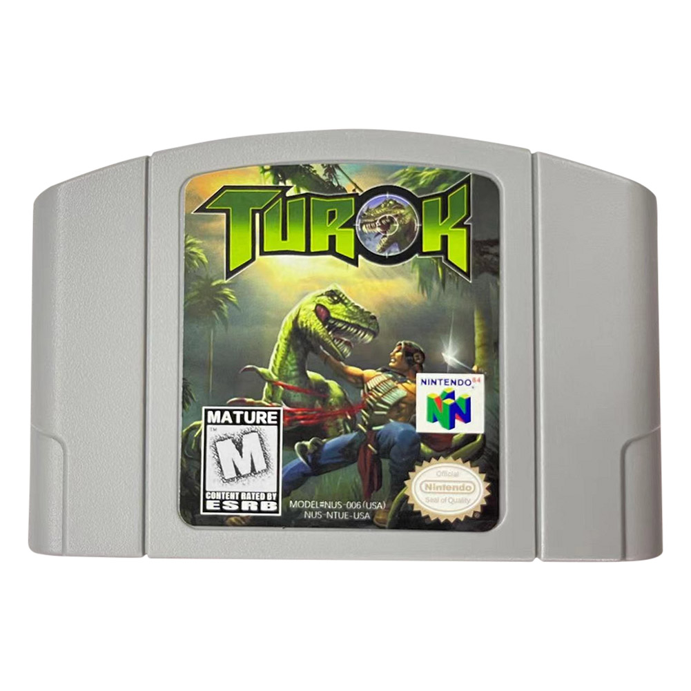 thumbnail image 2 of Cartucho Consola Regalos N64 Videojuego Bros para Niñas (turok), 2 of 10
