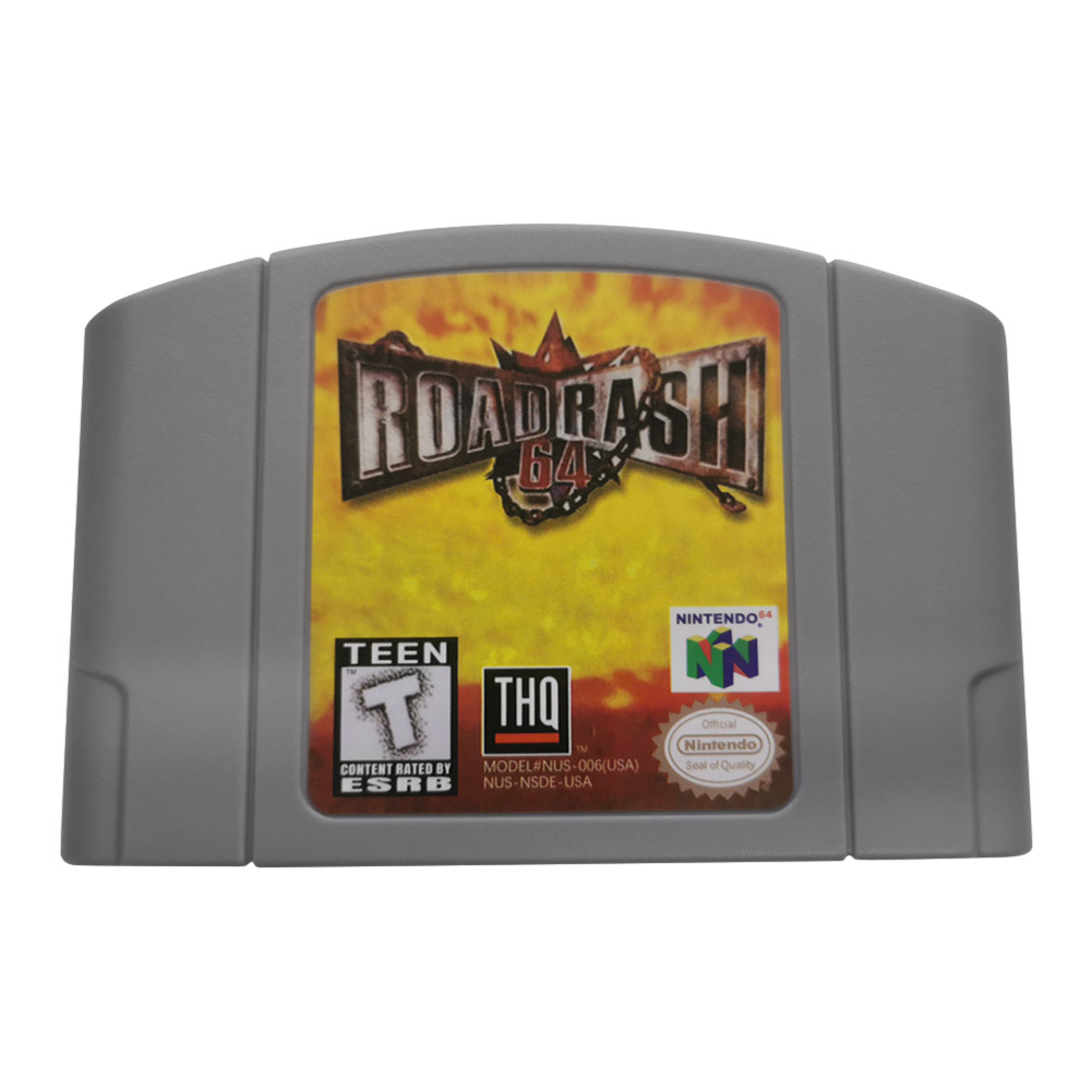 thumbnail image 2 of Cartucho Consola Regalos N64 Videojuego Bros Videojuego para Niñas (Road Rash 64), 2 of 10