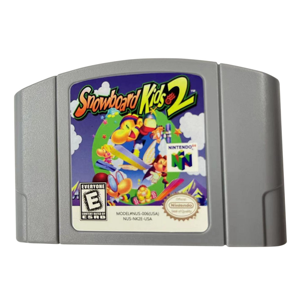 thumbnail image 2 of Cartucho Consola Regalos N64 Videojuego Bros Videojuego para Niñas (snowboard Kids 2), 2 of 10