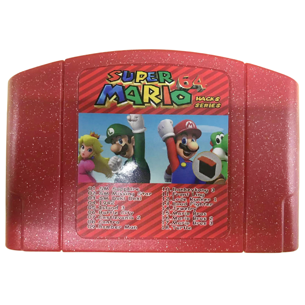 thumbnail image 2 of Tarjeta Juego N64 Tarjeta Juego Versión EE. UU. (super 18 en 1), 2 of 10
