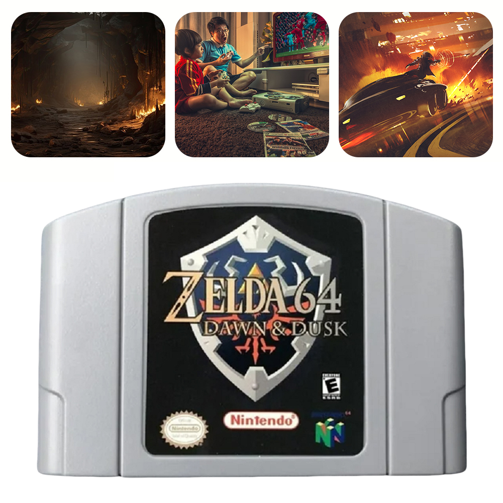 thumbnail image 5 of Cartucho Consola Regalos N64 Videojuego Bros Videojuego para Niñas (ZELDA 64), 5 of 10