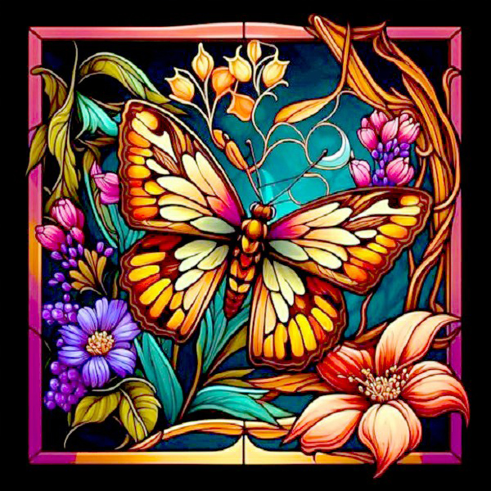 thumbnail image 2 of 5D DIY Taladro Mariposa Manualidades Del 30x30cm, 2 of 10