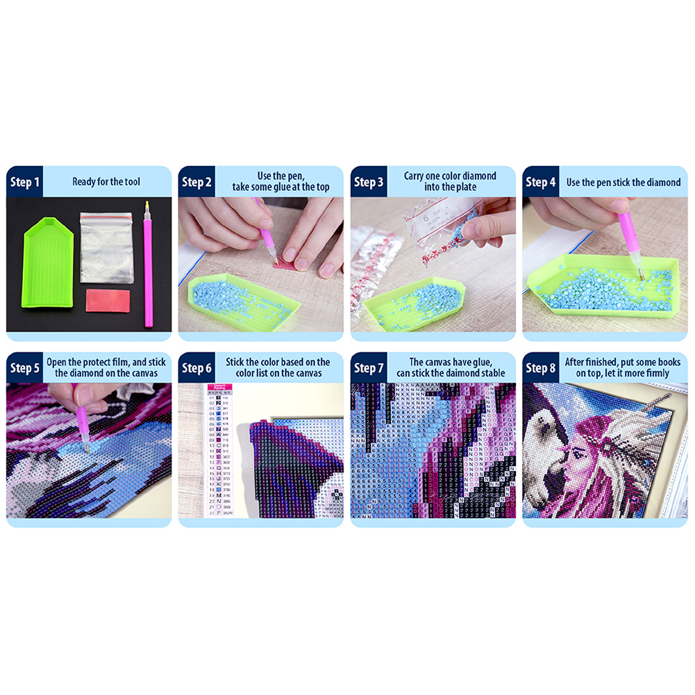 thumbnail image 4 of 5D DIY Taladro Mariposa Manualidades Del 30x30cm, 4 of 10