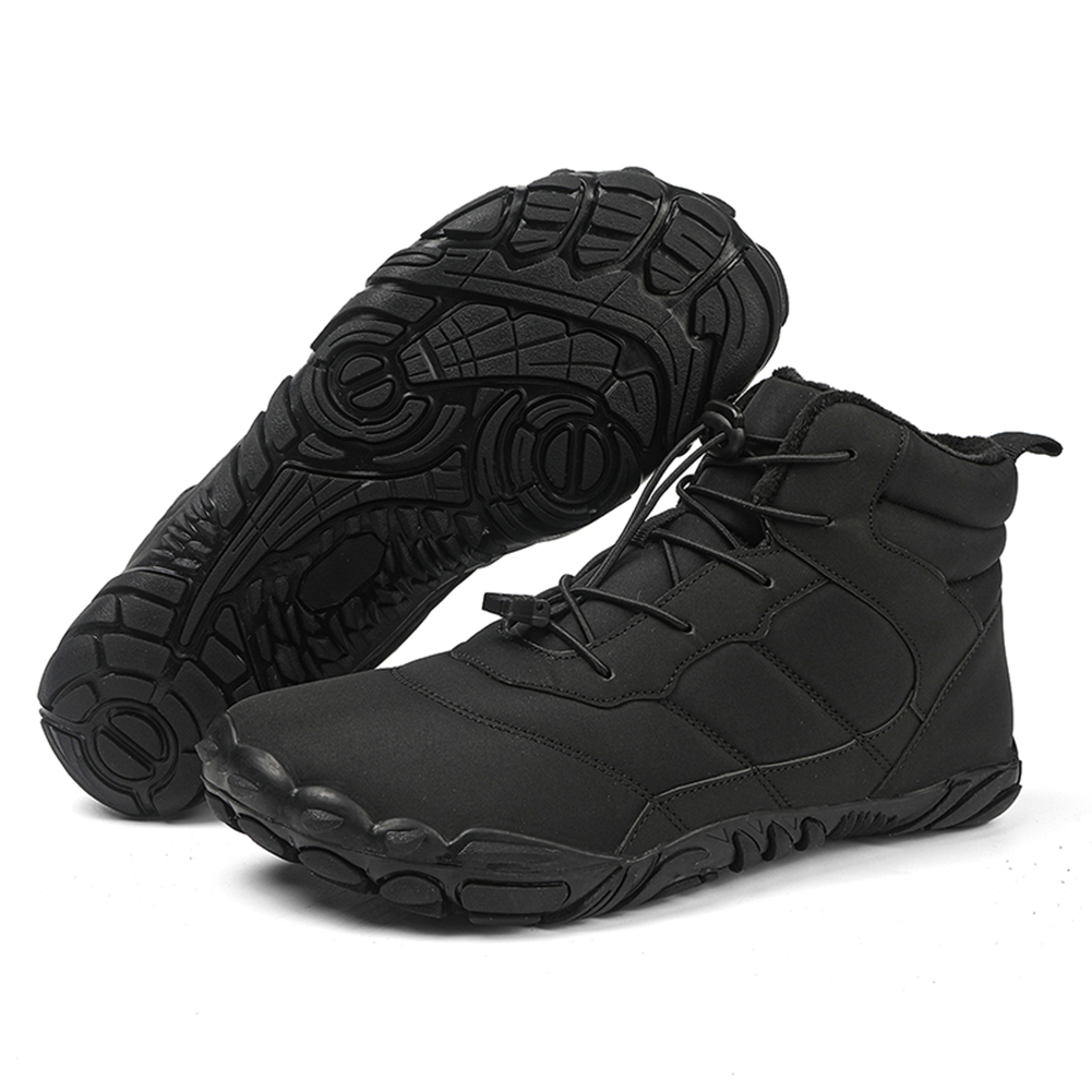 thumbnail image 2 of Botas Nieve Con Forro Piel Invierno Ligeras Acogedoras Y A Prueba Salpicaduras para Hombres Y Mujeres (Negro 41), 2 of 10