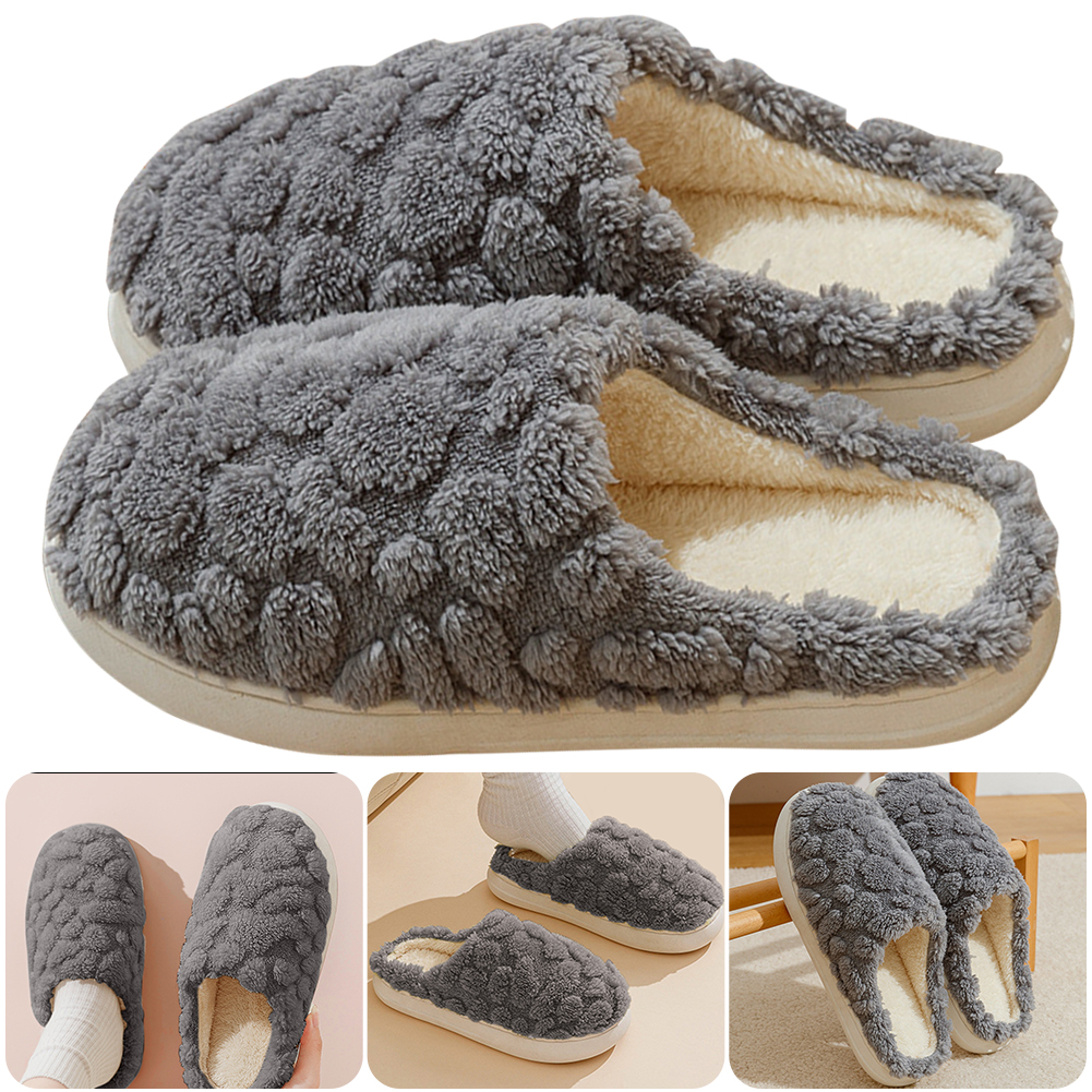 thumbnail image 4 of Zapatilla Felpa Invierno para El Borrosa Antideslizantes Unisex Parejas Al Aire Libre, 4 of 10
