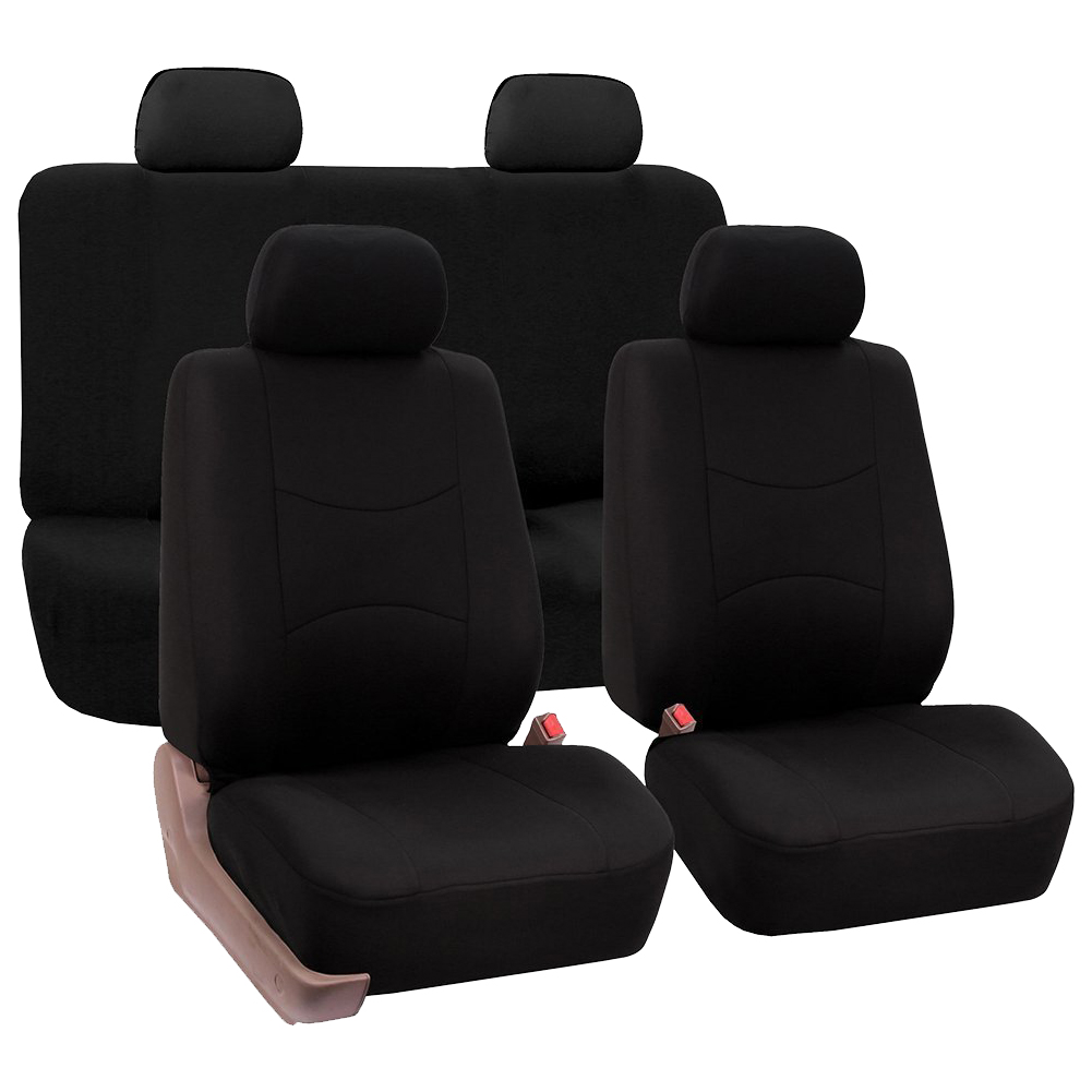 thumbnail image 2 of Fundas Universales para Asientos Coche Juego Fundas Transpirables para Asientos Vehículos (negro), 2 of 10