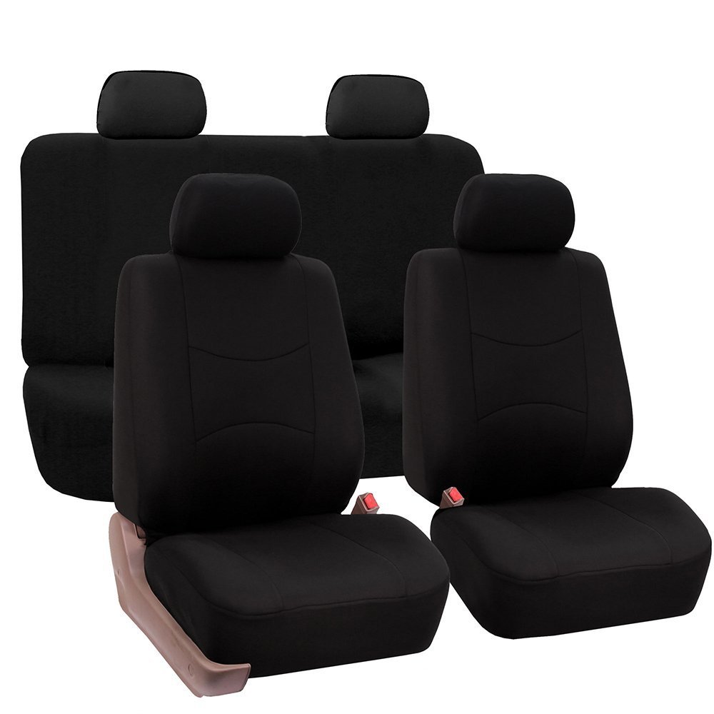 thumbnail image 3 of Fundas Universales para Asientos Coche Juego Fundas Transpirables para Asientos Vehículos (negro), 3 of 10