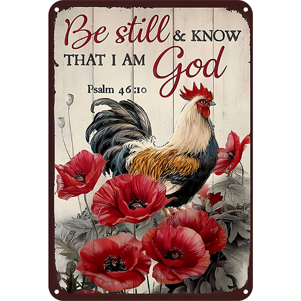 thumbnail image 1 of Placa Metal Vintage Pintura Hierro Rectangular Y 30x40cm, 1 of 10