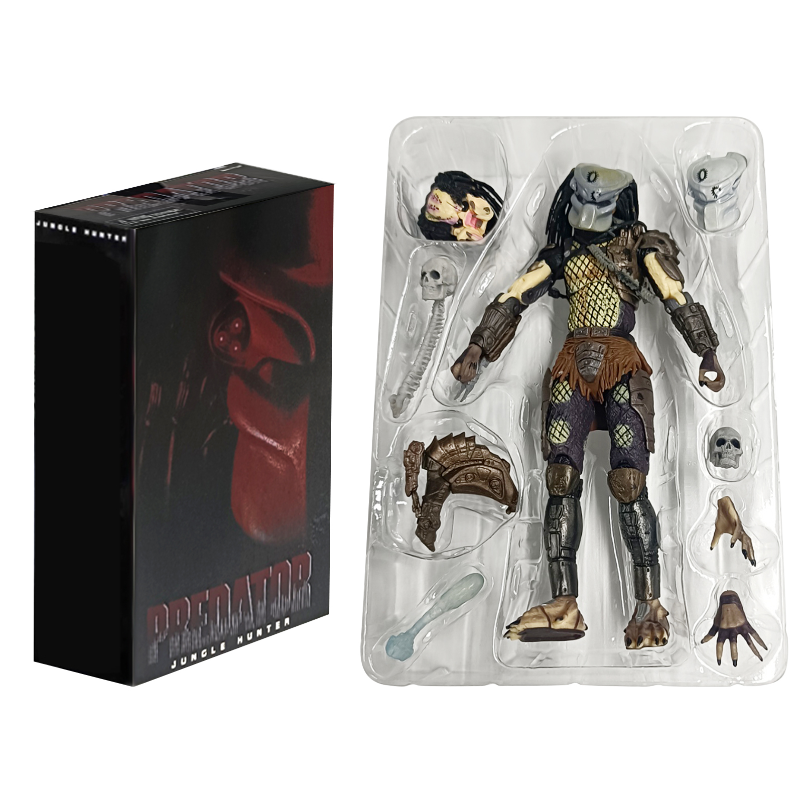 thumbnail image 4 of NECA Predator Ultimate Jungle Hunter Figura Acción PVC 7 Pulgadas para Hombres Regalos, 4 of 10