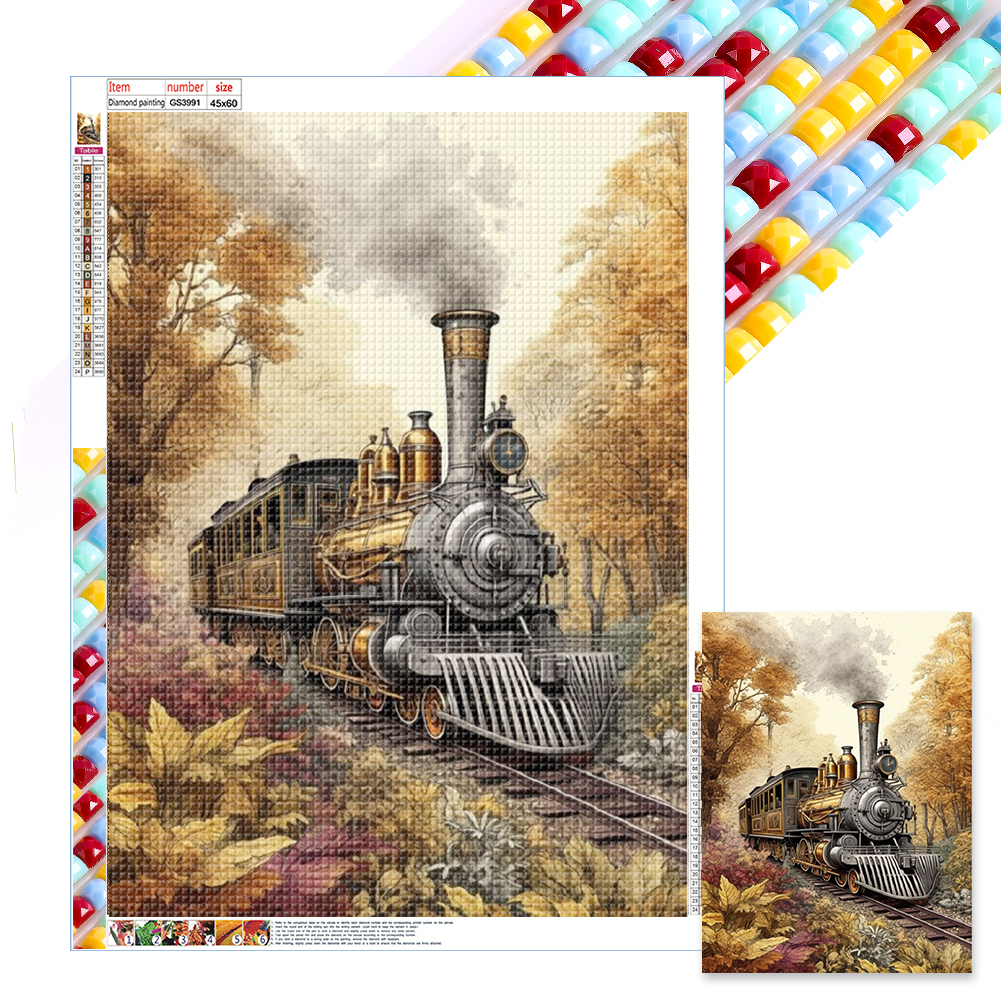 thumbnail image 2 of Kit Con Cuentas Cuadradas 5D DIY Plato Del 40x50cm, 2 of 10