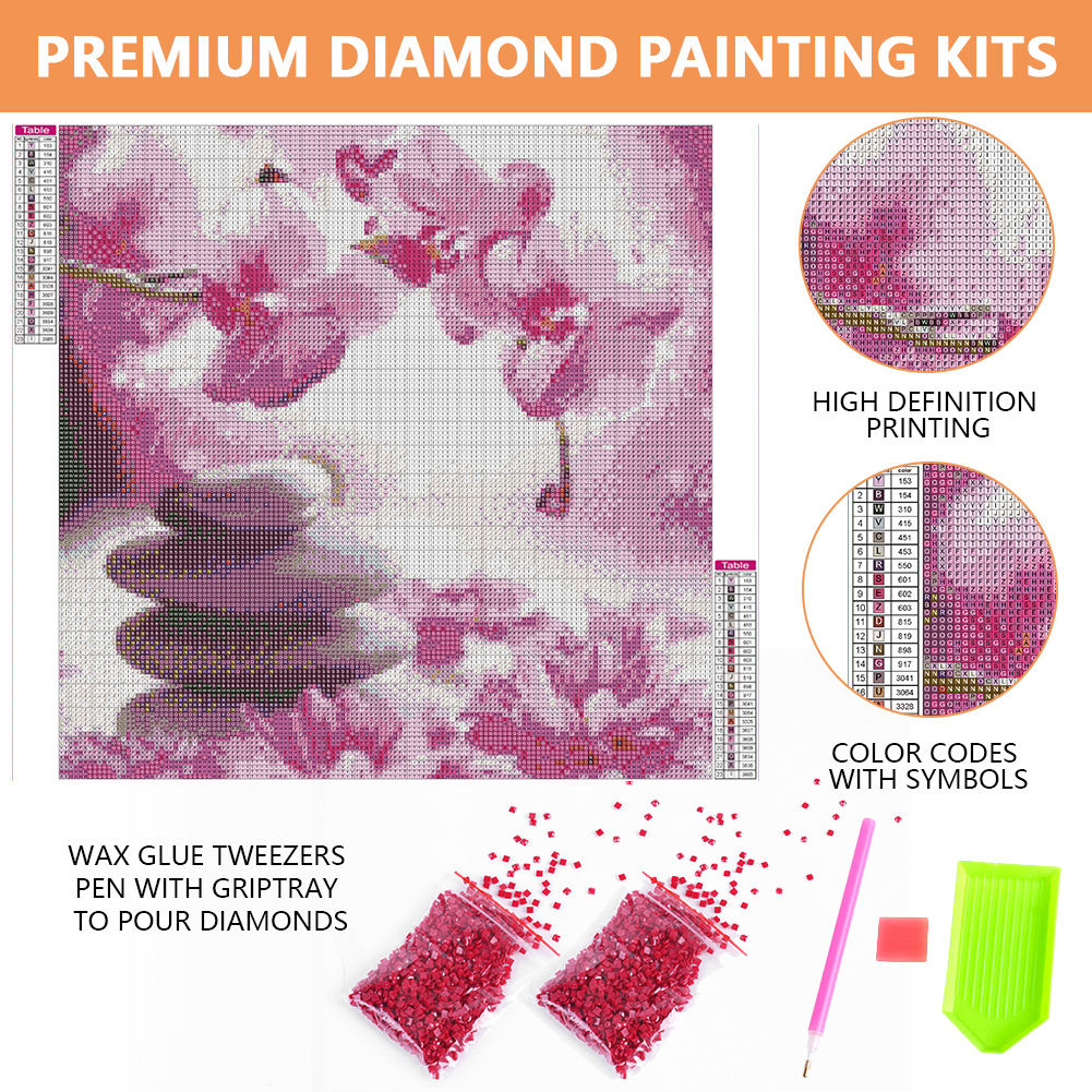 thumbnail image 5 of Kit Con Cuentas Cuadradas 5D DIY Plato Del 40x50cm, 5 of 10
