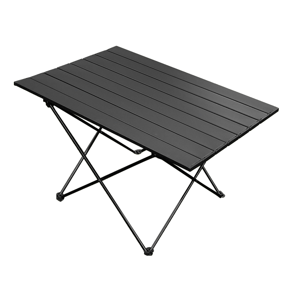 thumbnail image 2 of Mesa Plegable Aleación Aluminio para Exteriores Mini Mesa Picnic Ultraligera Multifuncional Portátil para Acampar Pequeña (negra) TXW#500733.01, 2 of 10