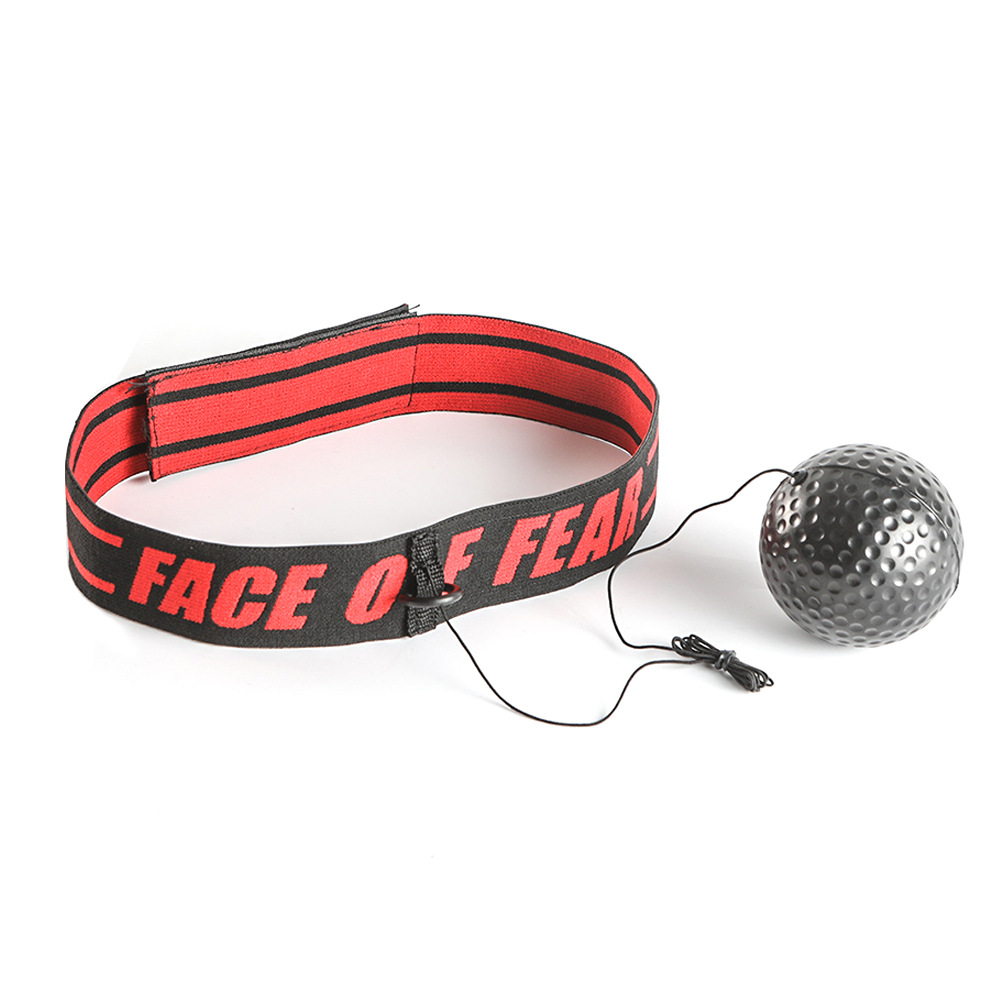 thumbnail image 2 of Pelota de Entrenamiento de Reacción FLhrweasw Boxeo PU negro, 2 of 10