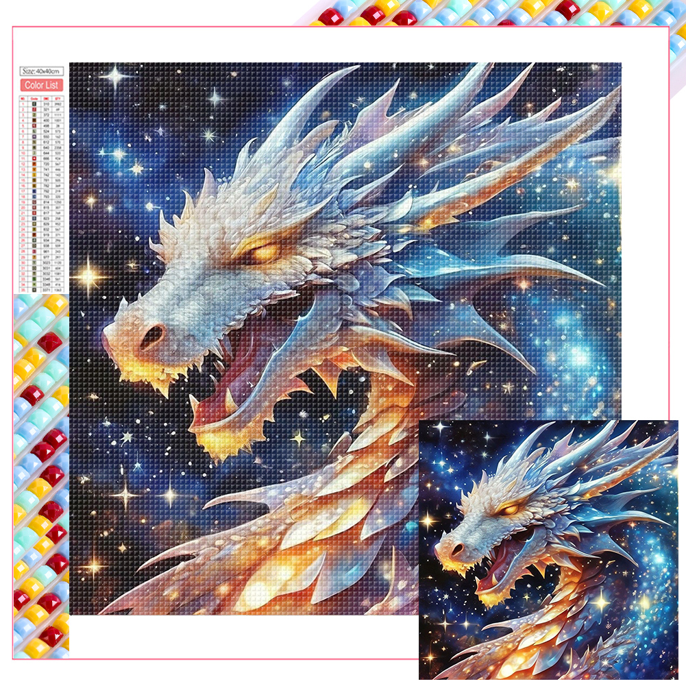 Kit Con Cuentas Cuadradas 5D DIY Del Arte Artesanal 45x45cm