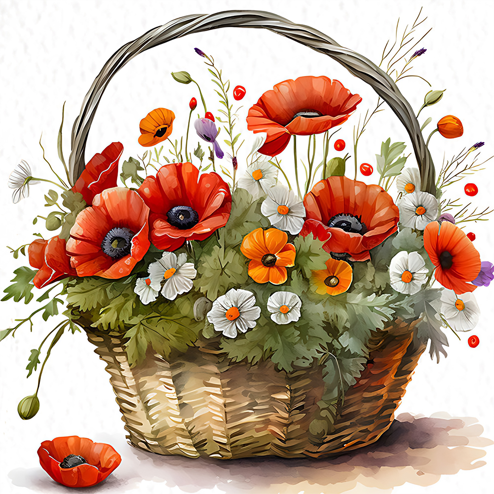 thumbnail image 2 of 5D DIY Taladro Flores Kit Del 30x30cm, 2 of 10