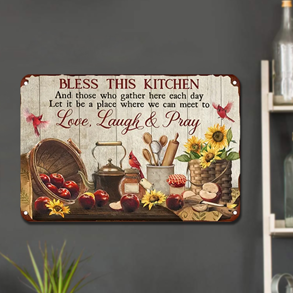 thumbnail image 4 of Placa Metal Vintage para Pintura Hierro Rectangular Arte Pared Del 30x20cm, 4 of 10