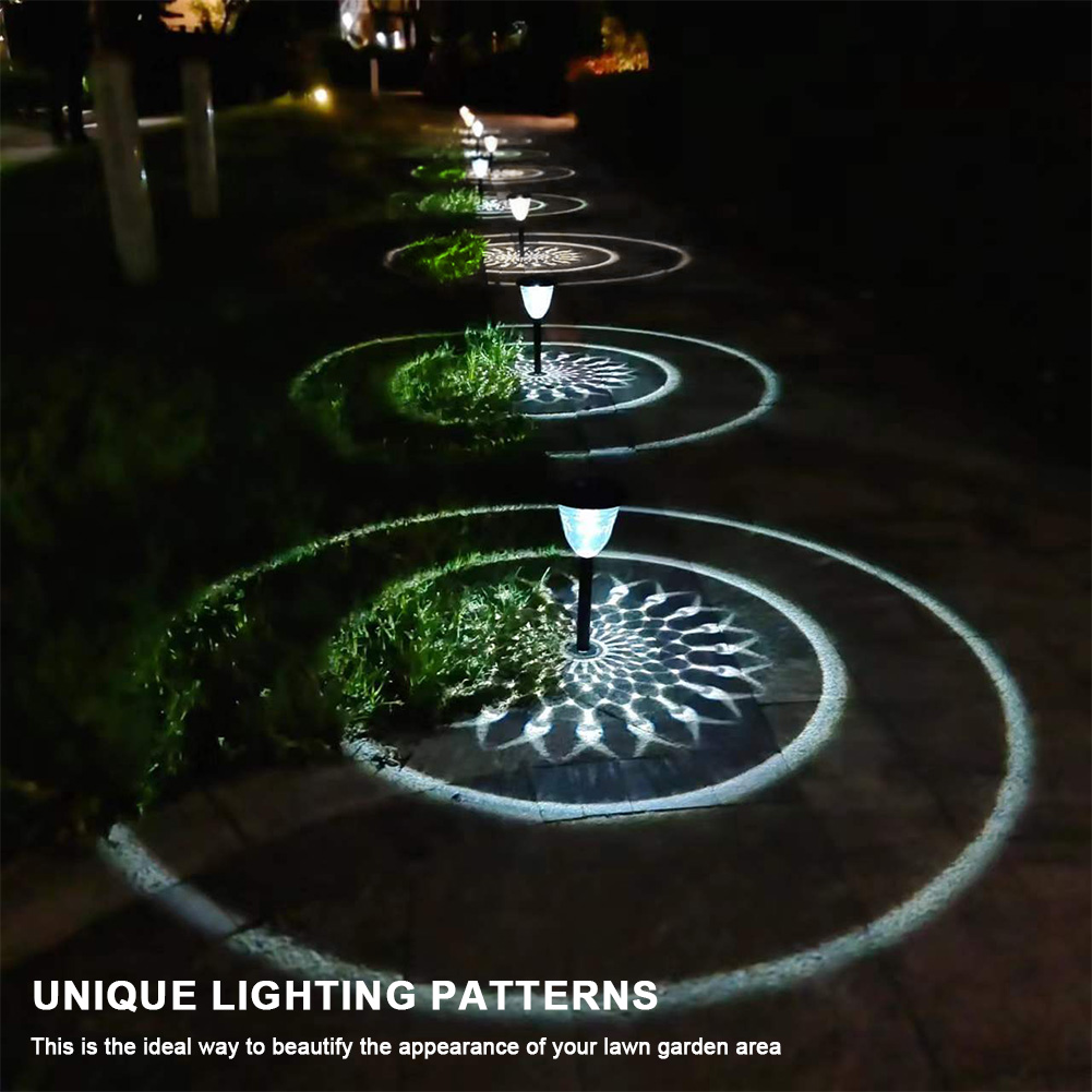 thumbnail image 4 of Estaca de Tierra Cgtredaw Sombra Circular Solar para Patio Jardín Al Aire Libre 4 Unidades Blancas, 4 of 10