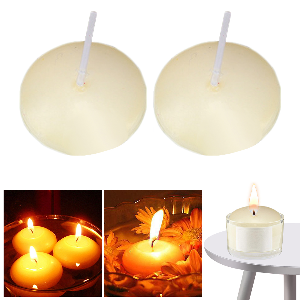 thumbnail image 2 of Velas Flotantes Discos Sin Perfume 16 Uds. Suministros para El DIY, 2 of 10