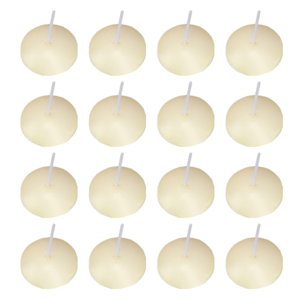thumbnail image 3 of Velas Flotantes Discos Sin Perfume 16 Uds. Suministros para El DIY, 3 of 10