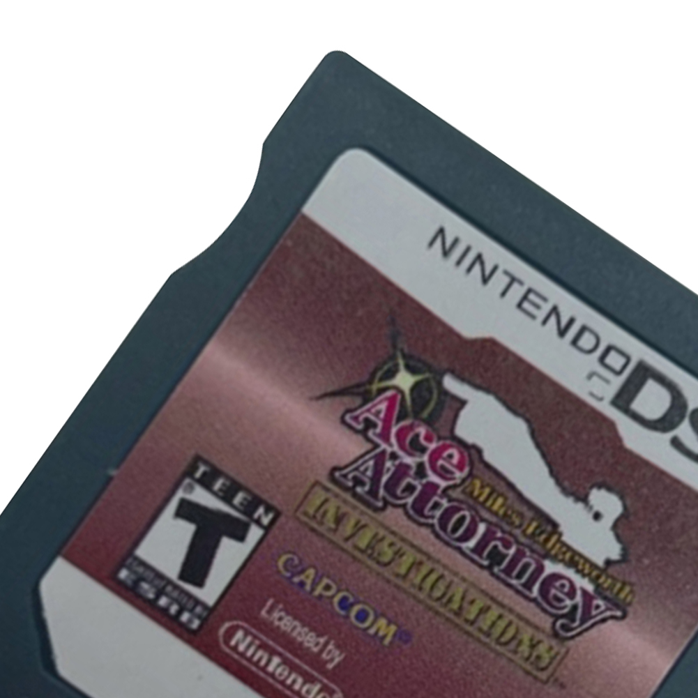 thumbnail image 2 of Juego Cartas Pokemon/Dragon Quest/DQM2/Cstleuania para 3DS/3DS NDSi/NDS (Ace Attomey Trials And Tribulations), 2 of 2