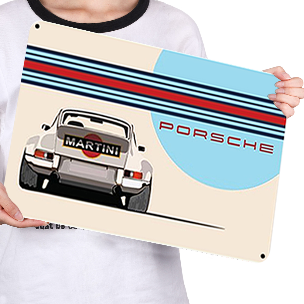 thumbnail image 4 of Placa Metal Vintage Car Pintura Hierro Rectangular Arte Pared Artesanía 40x30cm, 4 of 10