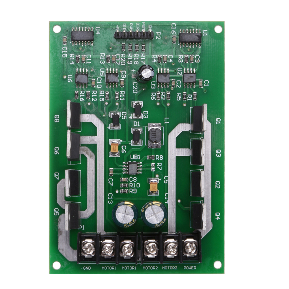 thumbnail image 2 of Placa módulo controlador dual H DC MOSFET IRF3205 3-36V 10A Peak30A, 2 of 10