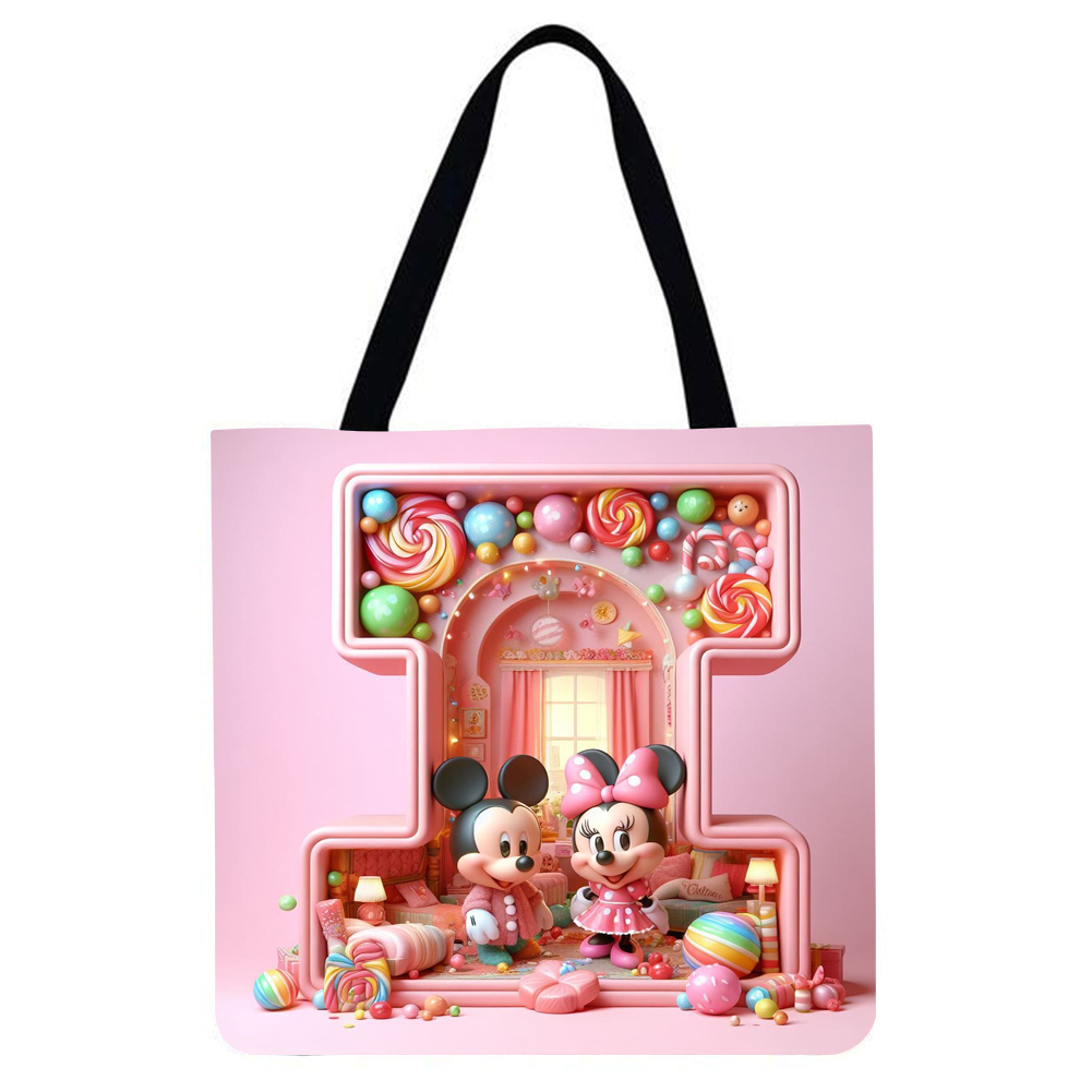 thumbnail image 3 of Mickey Letters I-Bolso Tote Lino Gran Capacidad, 3 of 3