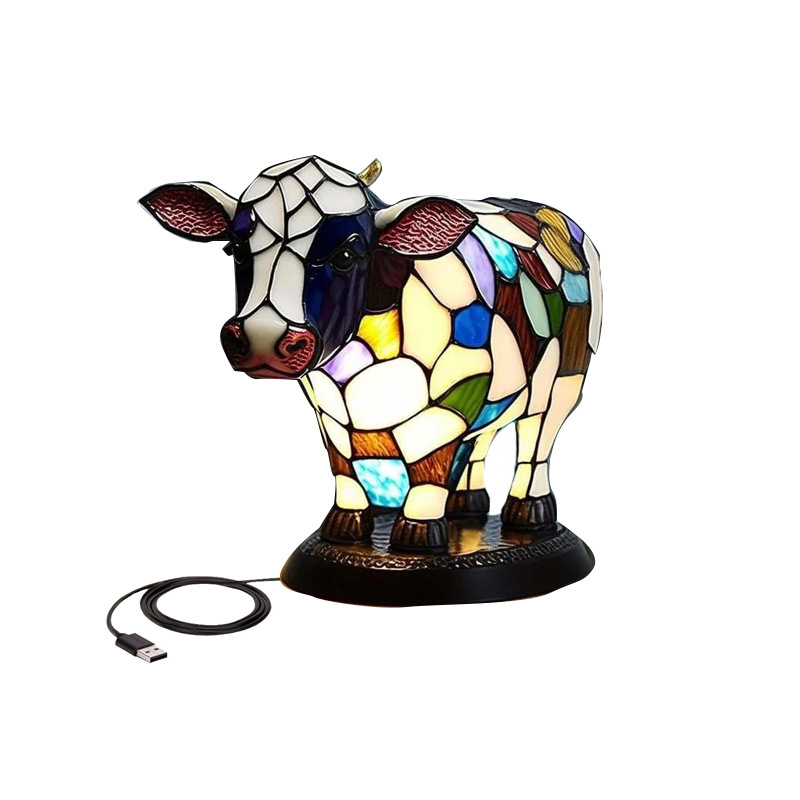 thumbnail image 2 of Nueva Lámpara Led Mágica Transfronteriza Con Forma Animal Estatua Resina Enchufe Usb Creativo Lu (cabeza Toro), 2 of 2