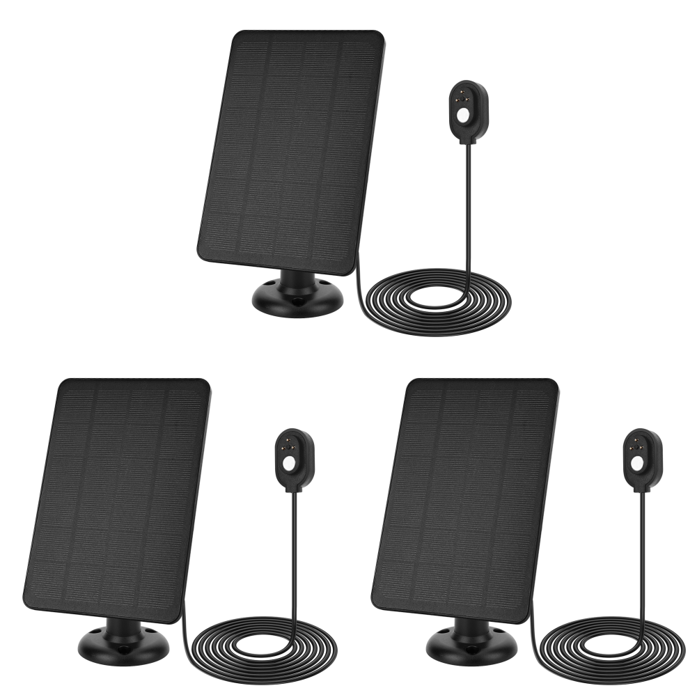 Paneles Carga Solar 5 V Soporte Pared Ajustable para Arlo Pro 5S/4/3( 4W)