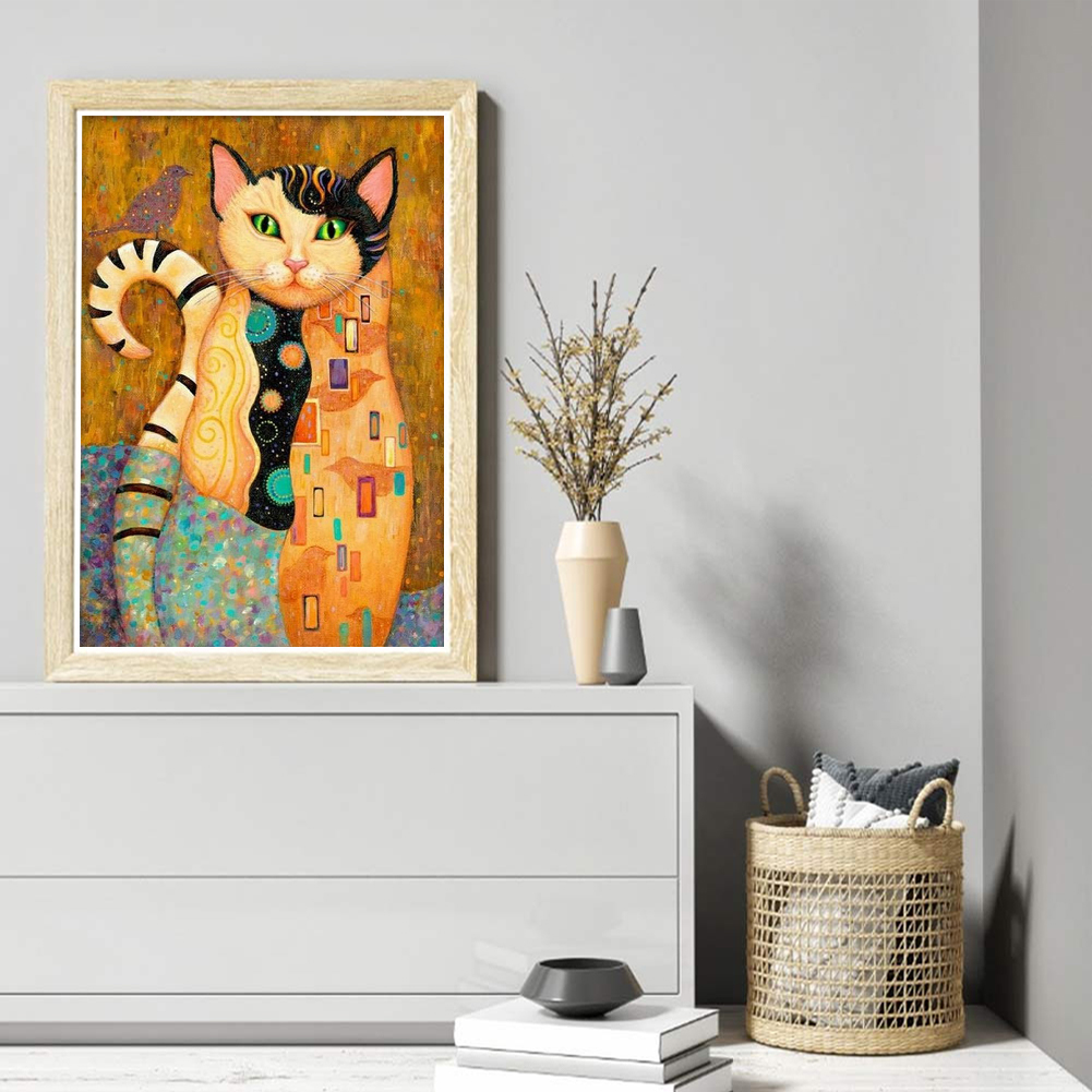 thumbnail image 4 of Kit Punto Cruz Con Gato Hilo Algodón Ecológico Bordado 11CT 30x45cm, 4 of 10