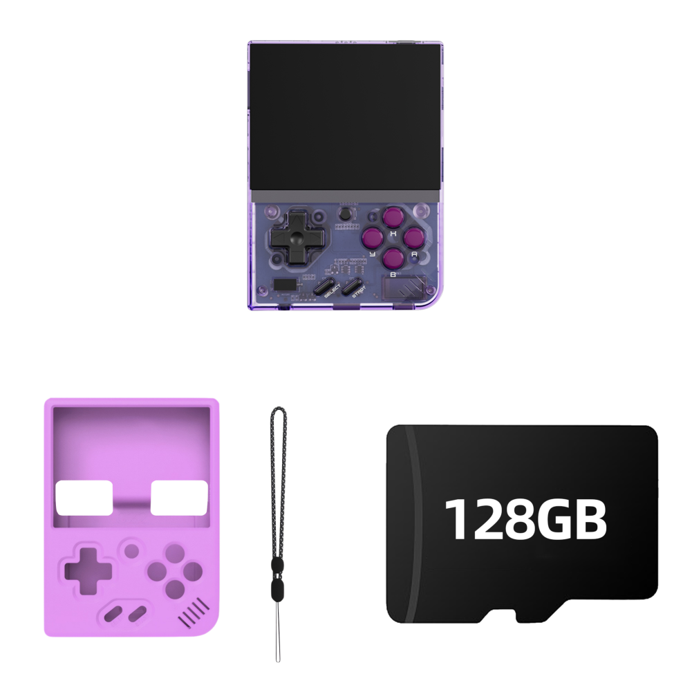thumbnail image 2 of Consola Juegos Portátil Retro Mini Plus Pantalla IPS 3 5 Pulgadas () Púrpura, 2 of 2