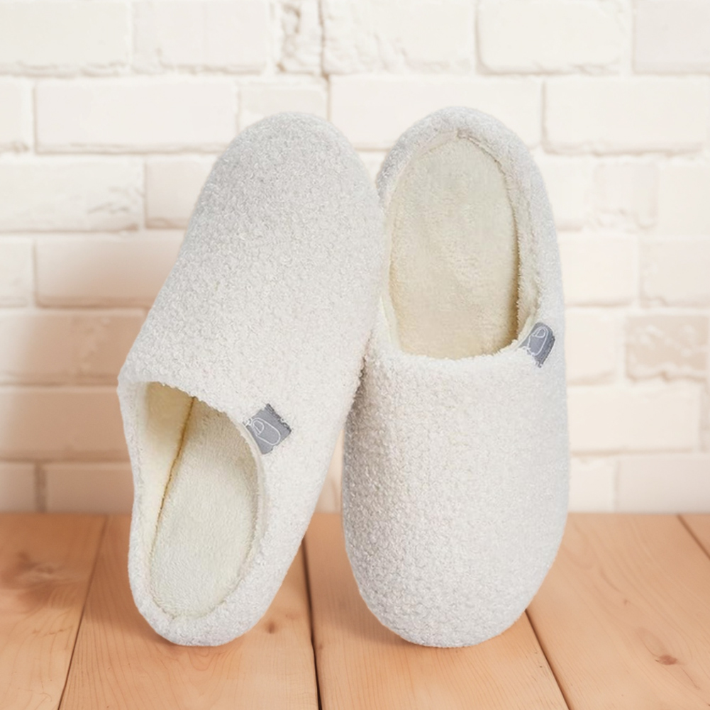 thumbnail image 5 of Pantuflas Lana para Mujer Y Hombre Ligeras Viscoelástica Interior Sólido, 5 of 10