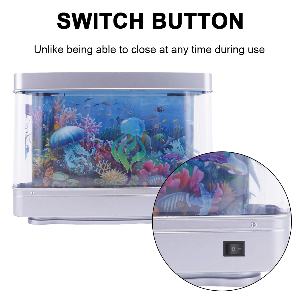 thumbnail image 4 of Ndcxsfigh Lámpara Decorativa LED Falsa para Acuario Con Peces en para Del (medusas La UE), 4 of 10