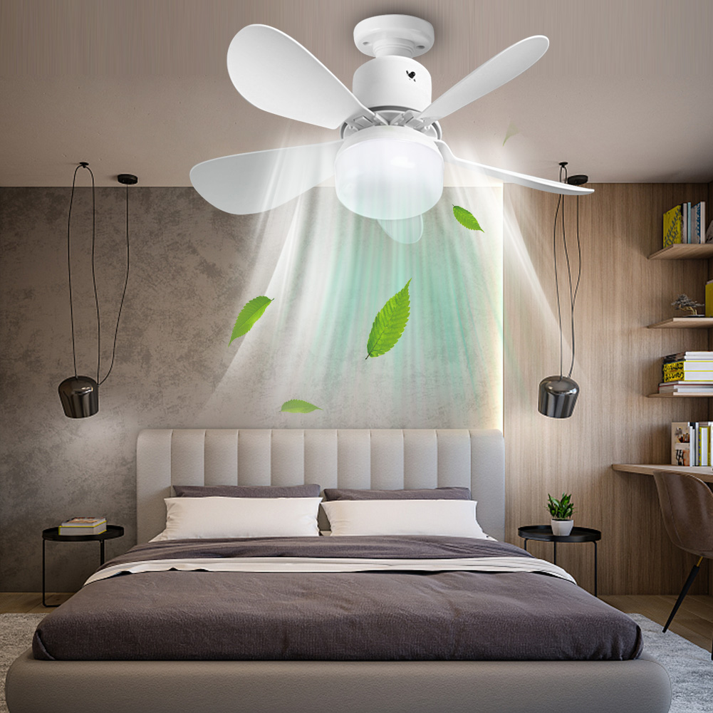 thumbnail image 5 of Ventilador de Techo WDOplteas con Bombilla LED 30 W Control Remoto 3 Velocidades Blanco, 5 of 10