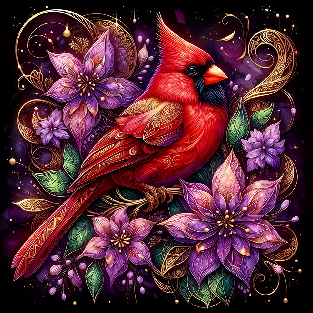 thumbnail image 2 of 5D DIY Con Taladro Kit Cardenal Del Manualidades 40x40cm, 2 of 10
