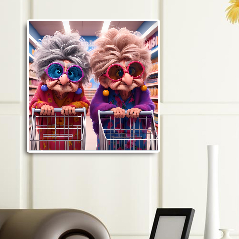 thumbnail image 4 of 5D DIY Kit para Abuela Del Arte Artesanal 40x40cm, 4 of 10