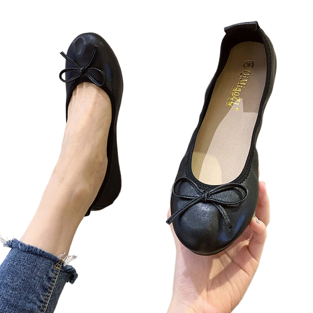Zapatos Vestir para Ballet Flats Bowknot Cómodo Color Sólido Mujeres