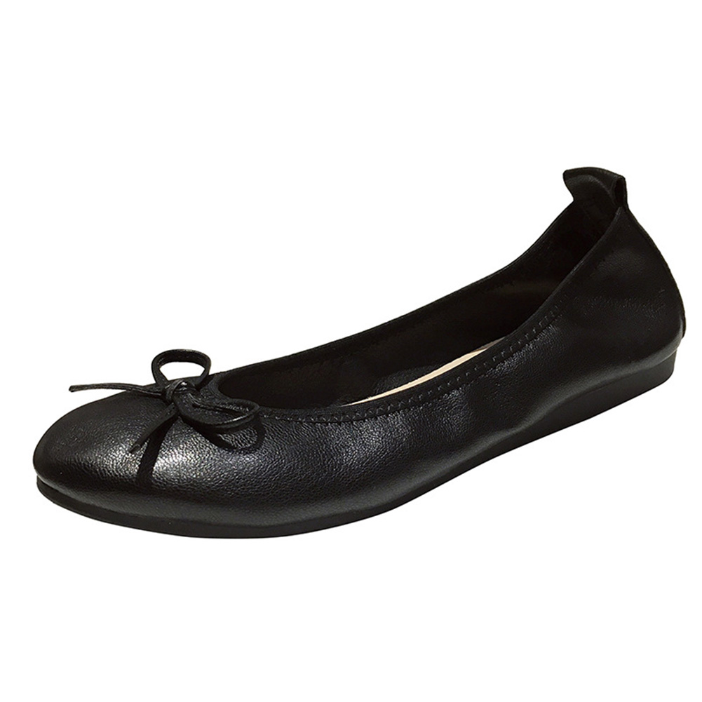 thumbnail image 4 of Zapatos Vestir para Ballet Flats Bowknot Cómodo Color Sólido Mujeres, 4 of 10