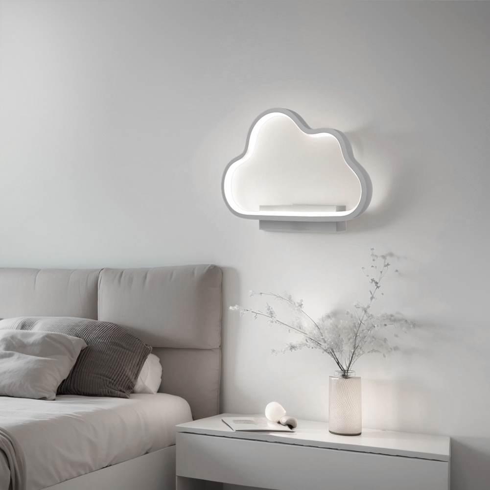 thumbnail image 3 of Lámpara Pared Con Forma Nube Creativa LED Aplique para Salón, 3 of 10