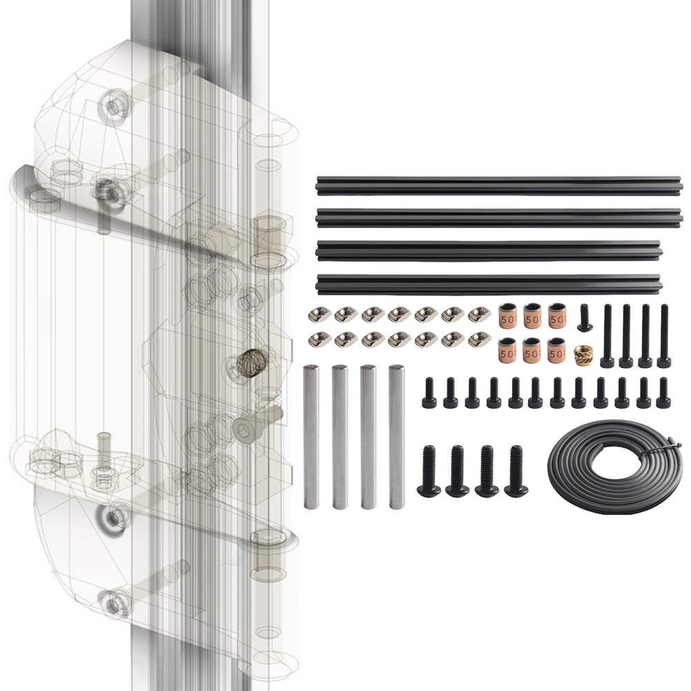 thumbnail image 2 of Kit Puerta Frigorífico Accesorio Impresora 3D para VORON 2 4 Trident 350mm, 2 of 10