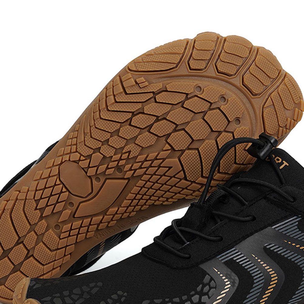 thumbnail image 4 of (Modelo personalizado) [BY-002] Zapatos playa para hombre y mujer antideslizantes secado rápido para exteriores (Negro naranja 38), 4 of 10