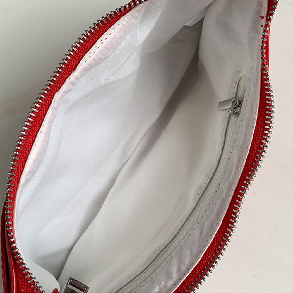 thumbnail image 3 of Bolso Bandolera Con Lazo Cruzado Cuero PU para Mujer () Rojo, 3 of 9