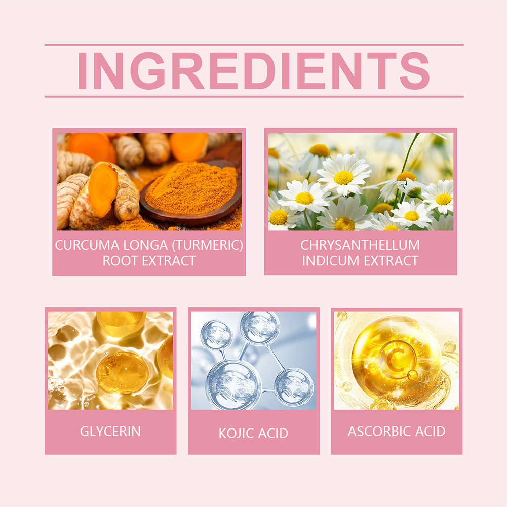 thumbnail image 5 of Almohadillas Limpiadoras Cúrcuma Y Ácido Kójico 40 Uds. Exfoliantes Desobstruyen Los Poros para La Cara El Cuerpo, 5 of 7
