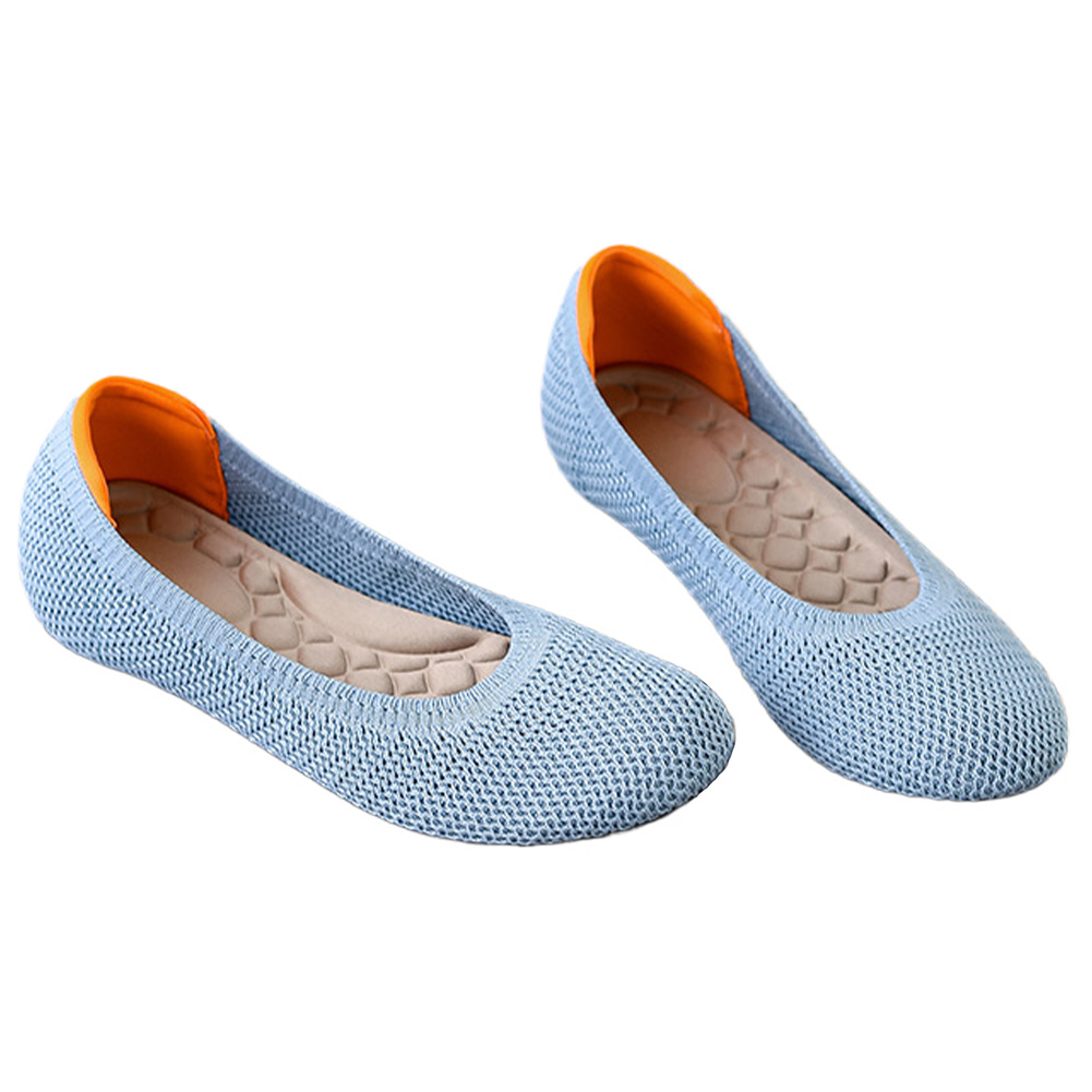 thumbnail image 3 of Mocasines Zapatos Vestir Punto Cómodos Sin Cordones para Mujer Elegante Oficina Informal, 3 of 10