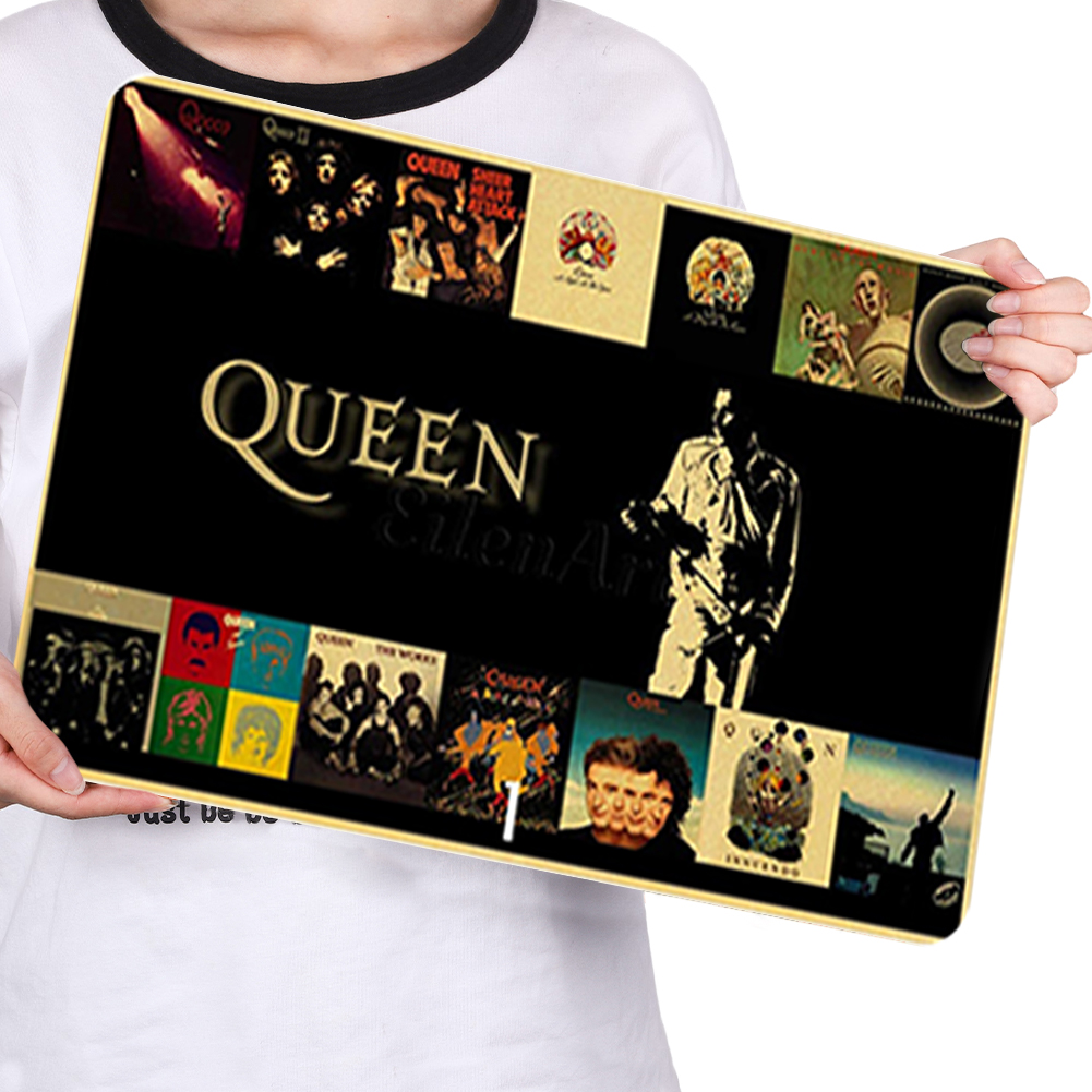 thumbnail image 4 of Placa Metal Vintage Queen Band Pintura Hierro Rectangular Arte La Pared Decor40x30cm, 4 of 10